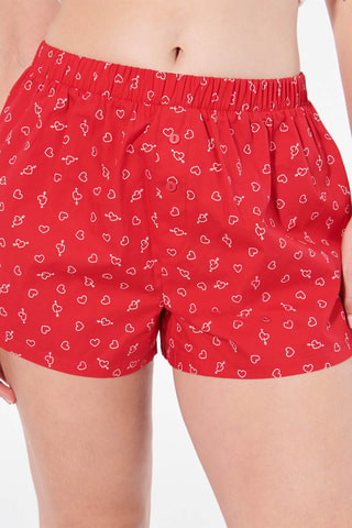 Calções Ilyassiz - Vermelho