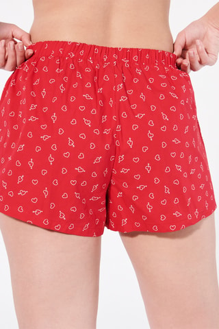 Calções Ilyassiz - Vermelho