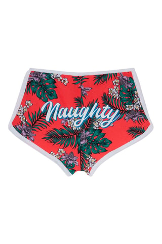 Calções Meeko e Percy Pocahontas Disney Tropinaughtiz - Vermelho e verde