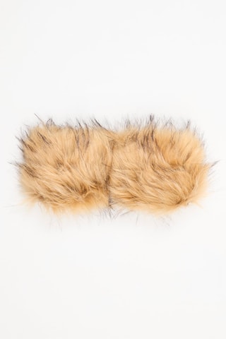 Col mixte Fakefur - Beige