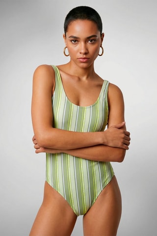Maillot 1 pièce Darias - Vert olive