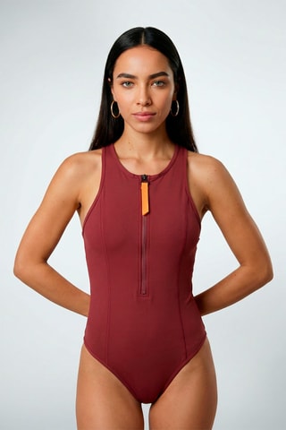 Maillot 1 pièce Molly - Bordeaux