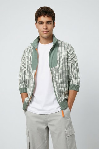 Pull mixte Natthy - Kaki