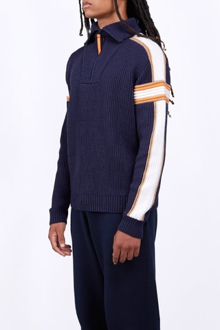 Pull en laine Halfy - Bleu nuit