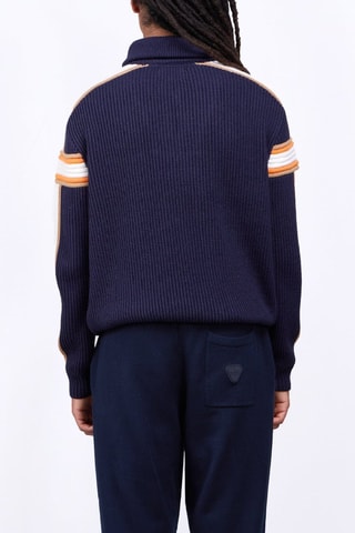 Pull en laine Halfy - Bleu nuit
