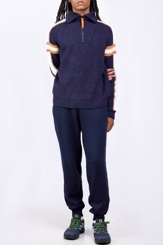Pull en laine Halfy - Bleu nuit