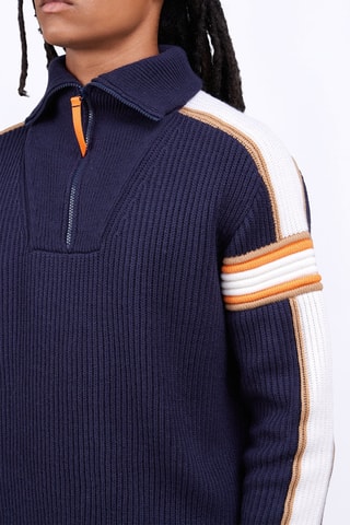 Pull en laine Halfy - Bleu nuit
