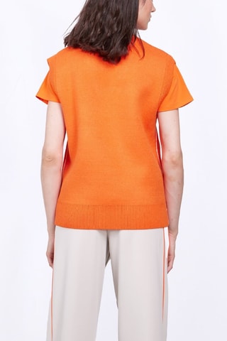 Pull sans manches mixte Alba - Orange