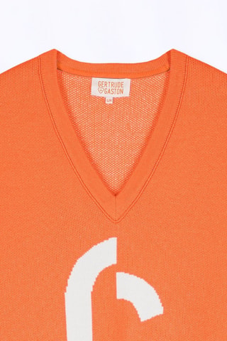 Pull sans manches mixte Alba - Orange