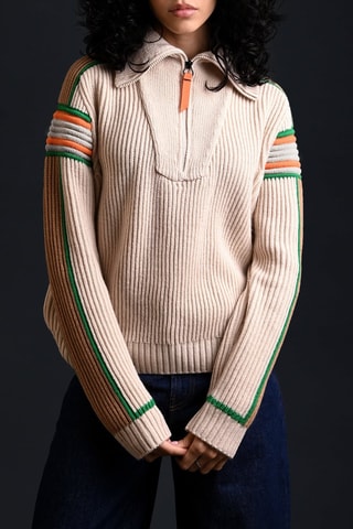 Pull en laine Agathe - Ecru