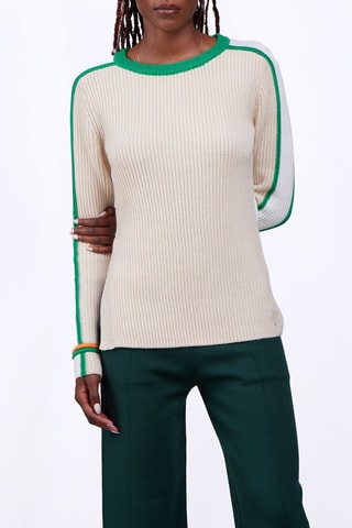 Pull en laine Aglae - Ecru