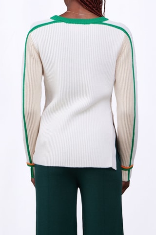 Pull en laine Aglae - Ecru