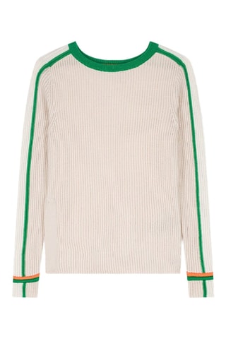 Pull en laine Aglae - Ecru