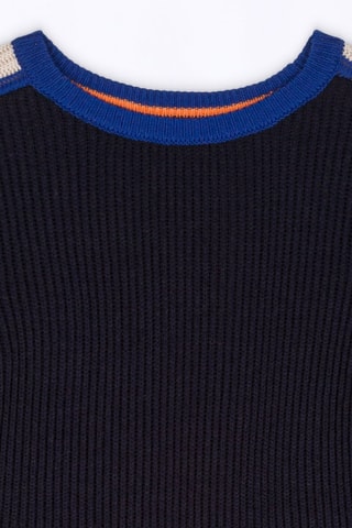 Pull en laine Aglae - Bleu nuit