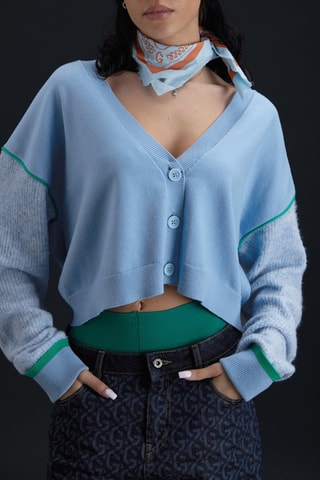 Gilet court Alisson - Ciel