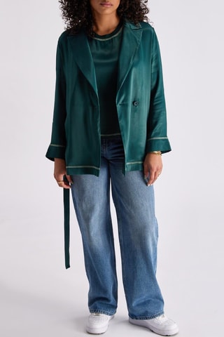 Kimono Milena - Vert émeraude