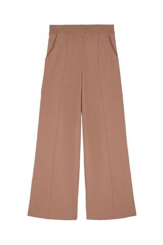 Pantalón de tiro alto Annie - Marrón claro