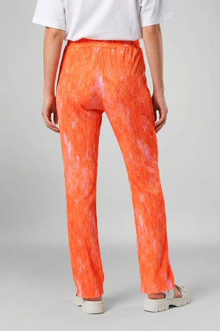 Pantalon taille haute tie and dye Alix - Orange