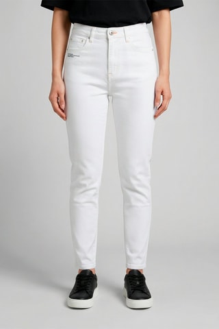 Jean taille haute Anna - Blanc