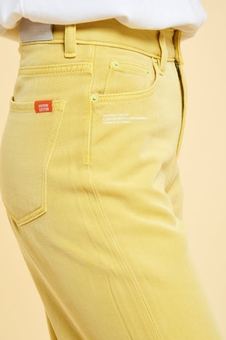 Jean 7/8 taille haute Paula - Jaune