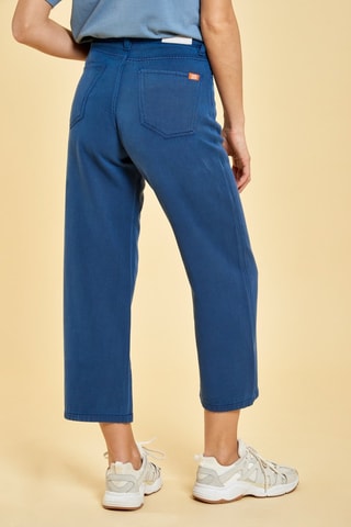 Jean 7/8 taille haute Paula - Bleu