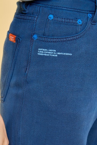 Jean 7/8 taille haute Paula - Bleu