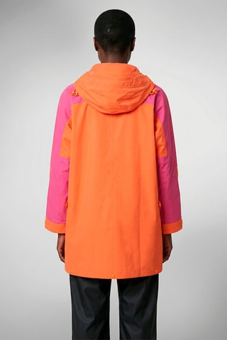 Parka à capuche mixte Dimitri - Orange et fuchsia