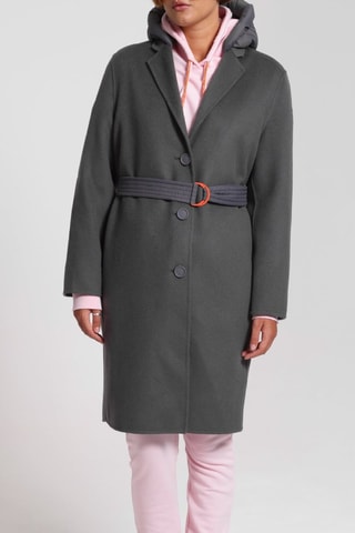 Manteau en laine Aurelia - Anthracite