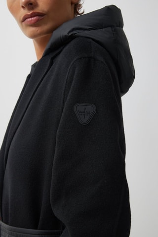 Manteau en laine Aurelia - Noir
