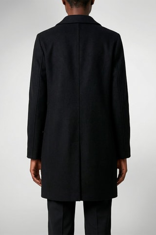 Manteau en laine mixte Aurel - Black