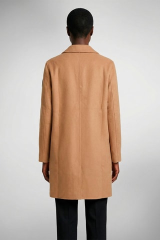 Manteau en laine mixte Aurel - Marron