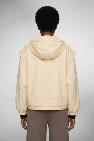 Veste sans manches  à capuche Mila - Ecru