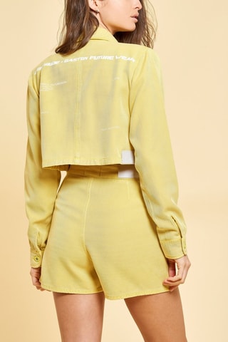 Veste en jean Nathalie - Jaune