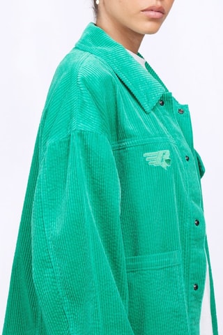 Veste en velours mixte Aliocha - Vert
