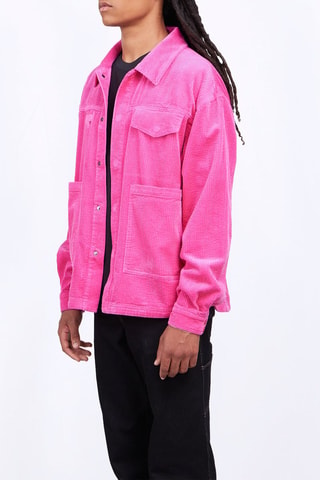 Veste en velours mixte Aliocha - Fuchsia