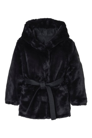 Veste réversible à capuche Little Fortunee - Noir