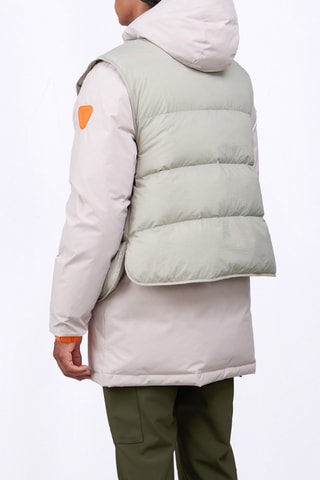 Parka à capuche et doudoune sans manches Marcus - Gris et rose