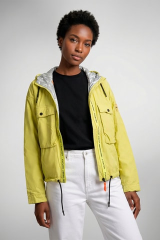 Chaqueta con capucha Evy - Verde claro
