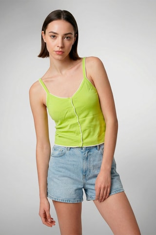 Top Elisabeth - Vert citron