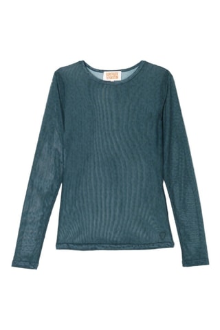 Top Fanny - Bleu canard