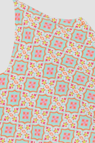 Top Carlotta - Beige et rose