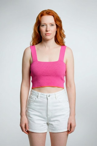 Crop top Danae - Fuchsia