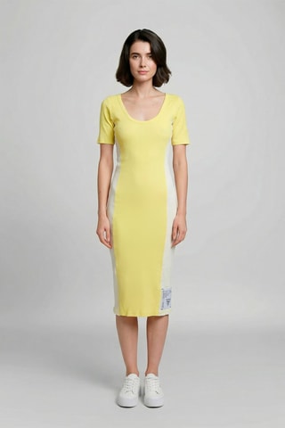 Vestido de tubo Amandine - Verde claro