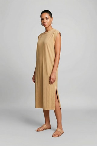 Vestido recto Sophie - Beige