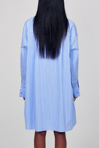 Vestido camisero Scarlett - Celeste