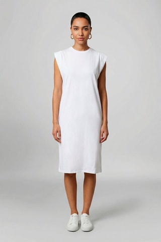 Vestido recto Sophie - Blanco