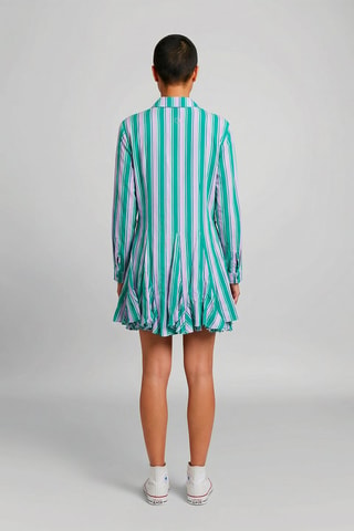 Vestido camisero Christine - Turquesa
