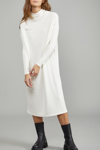 Vestido recto Géraldine - Blanco