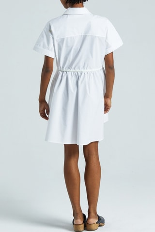 Vestido evasé Corine - Blanco