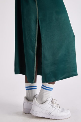 Robe midi Garance - Vert émeraude